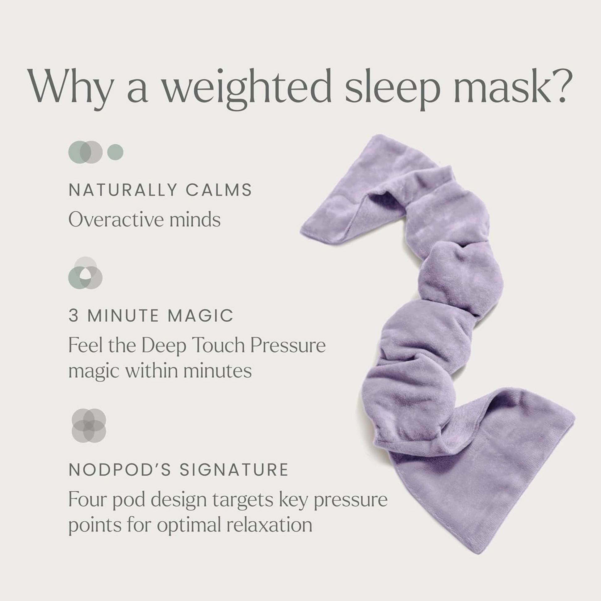 DreamyKoala™ Sleep Mask - The Weighted Blanket For Your Eyes